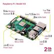 Kit Raspberry Pi 4 B 2gb Original + Fuente 3A + Gabinete + Cooler + Disip